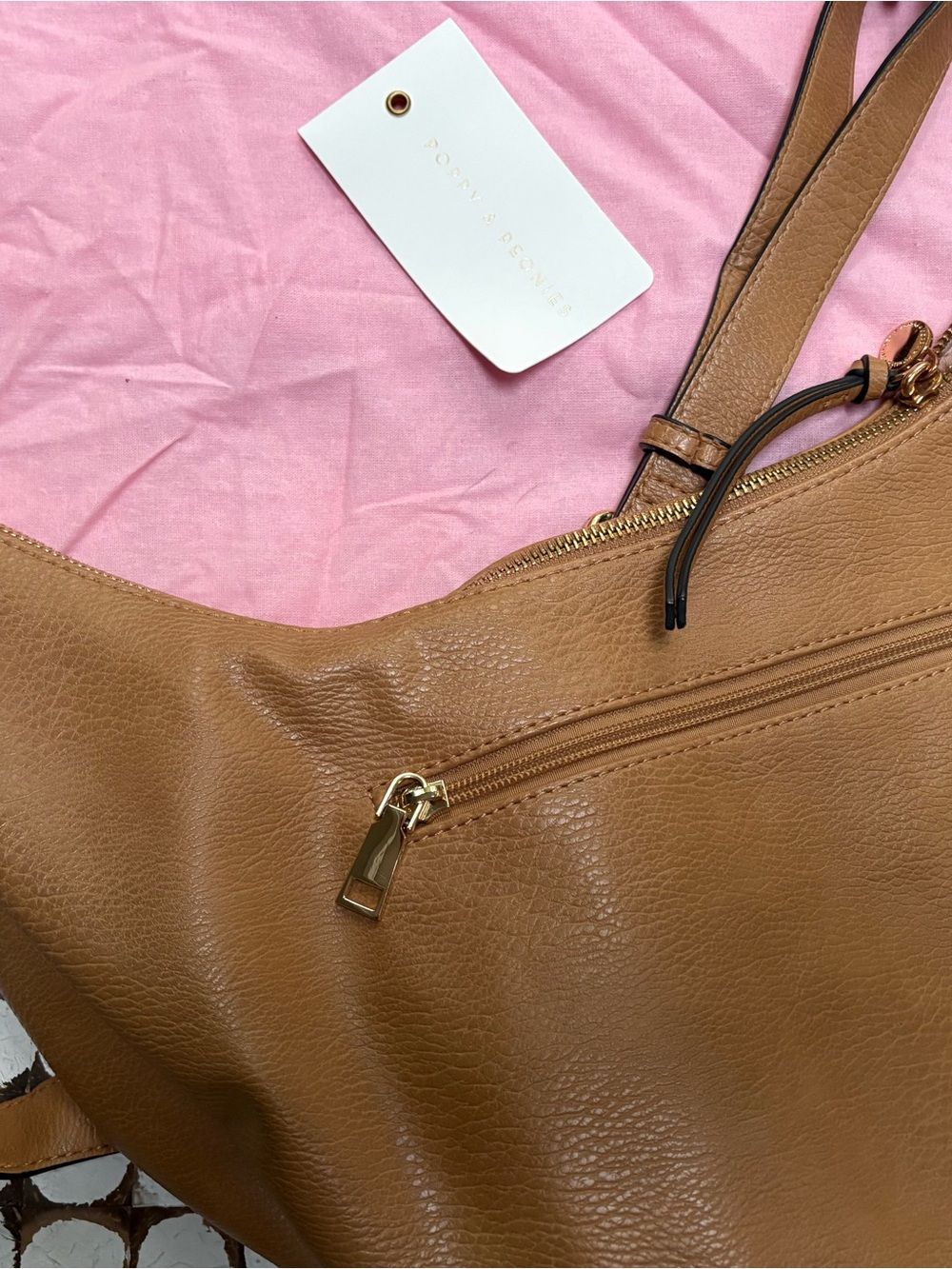 Poppy & Peonies ‘Over the Moon’ Hobo Bag - Picture 4 of 6